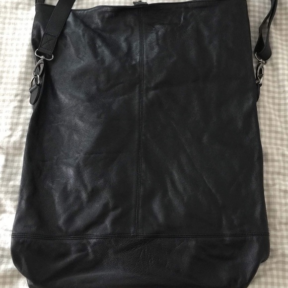 NWT 2-sized IVAN GRUNDAHL leather foldover BAG - Picture 4 of 9